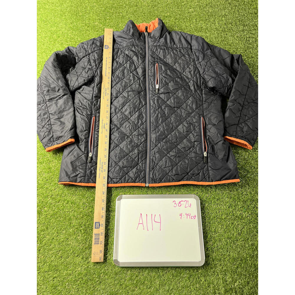 Lands' End Orange Primaloft Insulated Jacket Size XL/1X Primalloft
